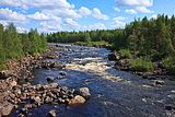 03 - Rapide del fiume Raudanjoki, Vikakngs, Lapponia, Finlandia